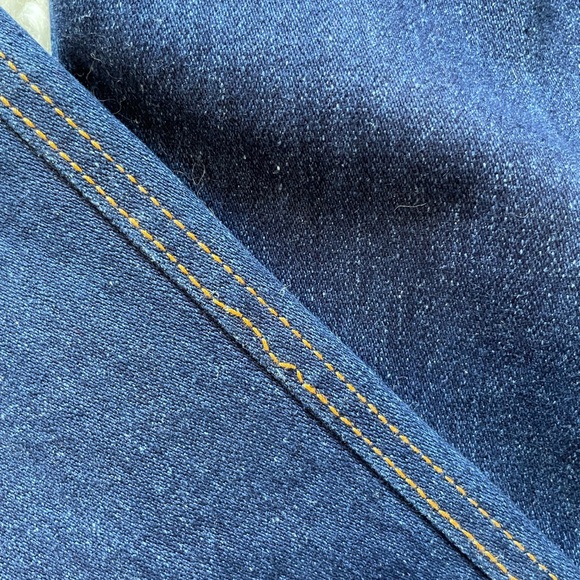 Vintage 1980s dark denim high rise straight leg pants - Picture 16 of 16